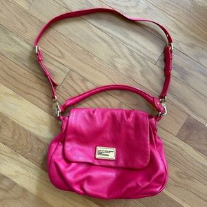 Marc Jacobs Hot Pink Satchel / Crossbody Bag
